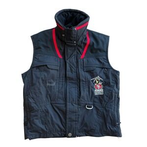 Marker San Francisco‎ 49ers Foundation Celebrity Ski Classic Vest Men's M Black